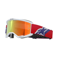 Alpinestars 2026 Vision 5 Corp Motocross Goggles Red Purple Mirror Red One Size