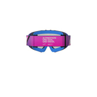 Alpinestars 2026 Youth Vision Corp Motocross Goggles Purple Flo Pink Mirror Blue One Size
