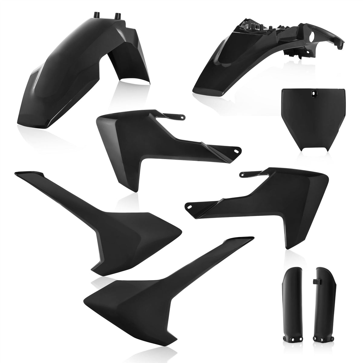 Acerbis Radiator Rad Scoops Metallic Grey For Husqvarna FS 450 2019-2020
