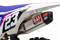 Yoshimura RS-12 Full Exhaust System Stainless Steel Aluminium Carbon Cap For Motocross Enduro Motorcycles