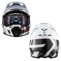 Leatt 2026 Motocross Helmet 9.5 Carbon White & 6.5 Iriz Goggles