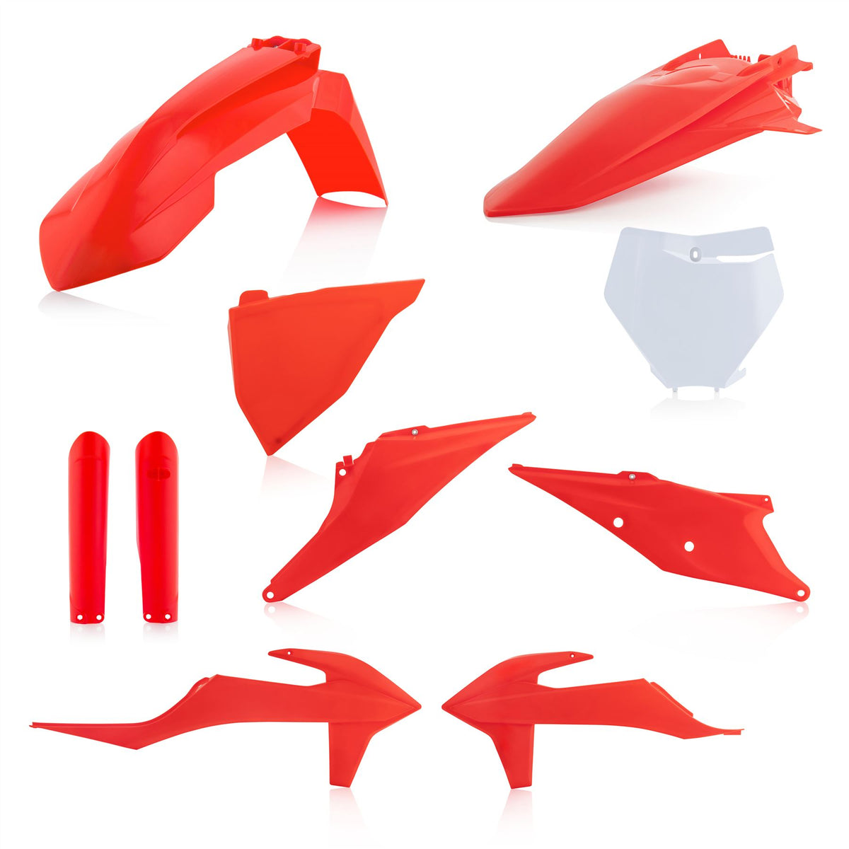 Acerbis Full Plastic Kit Orange Flou For KTM SX 150 2019-2020