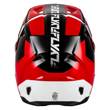 Fly Racing 2026 Motocross Helmet Kinetic Crest Red Black White