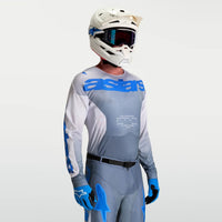 Alpinestars 2027 Racer Amber MX Jersey Ash Gray Light Lilac Ucla Blue