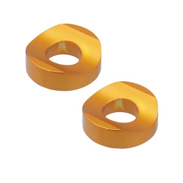 DRC Hardware Rim Lock Spacers 2 Pack Gold   D58-01-103