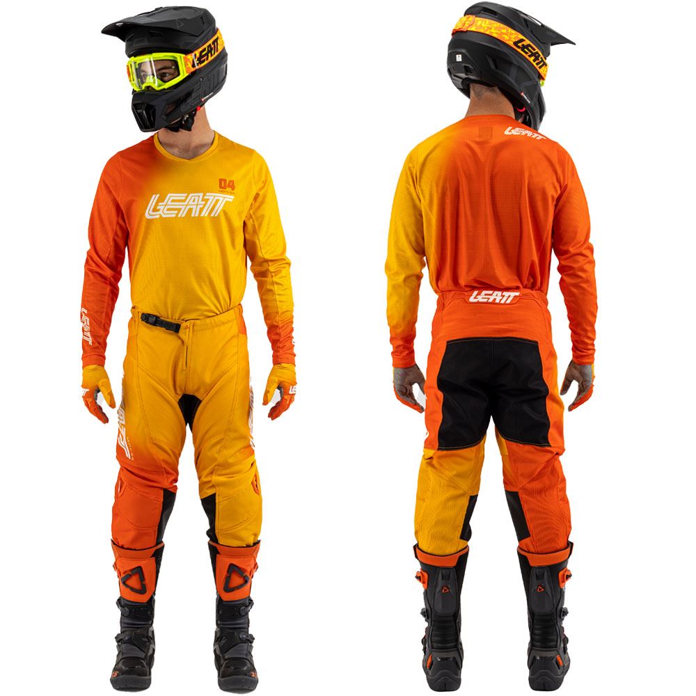 Leatt 2025 Motocross Combo Ride Kit 3.5 Flame