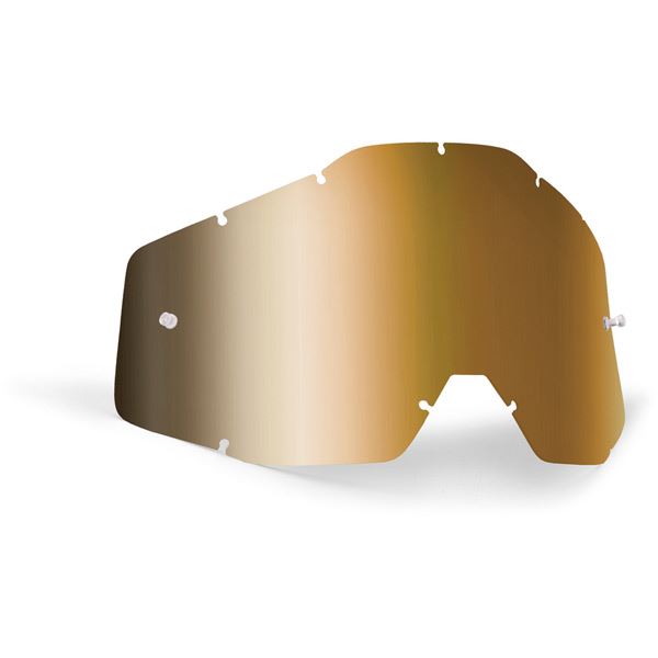 FMF Powerbomb Powercore Replacement Lens Anti-Fog True Gold Mirror