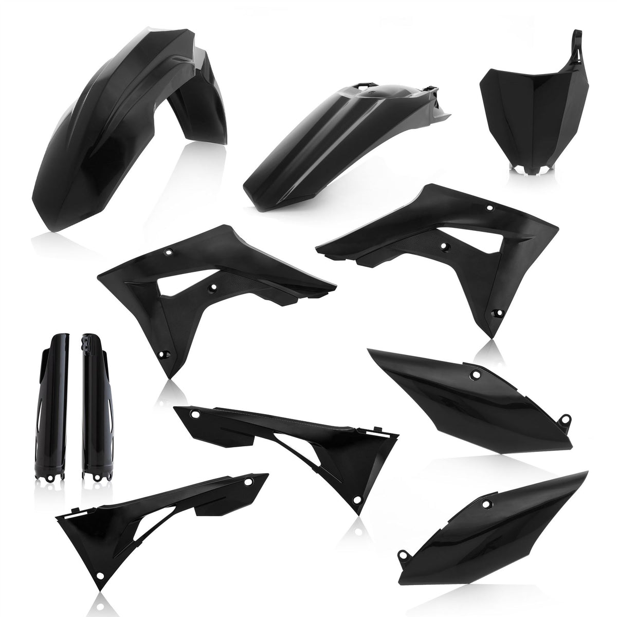 Acerbis Full Plastic Kit Black For HONDA CRF 250 RX 2020-2021