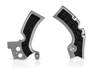 Acerbis X-Grip Frame Protector Guards Silver For Kawasaki KX 450 F 2009-2018