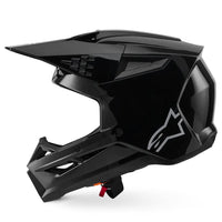 Alpinestars 2026 SM3 Solid Motocross Helmet Gloss Black