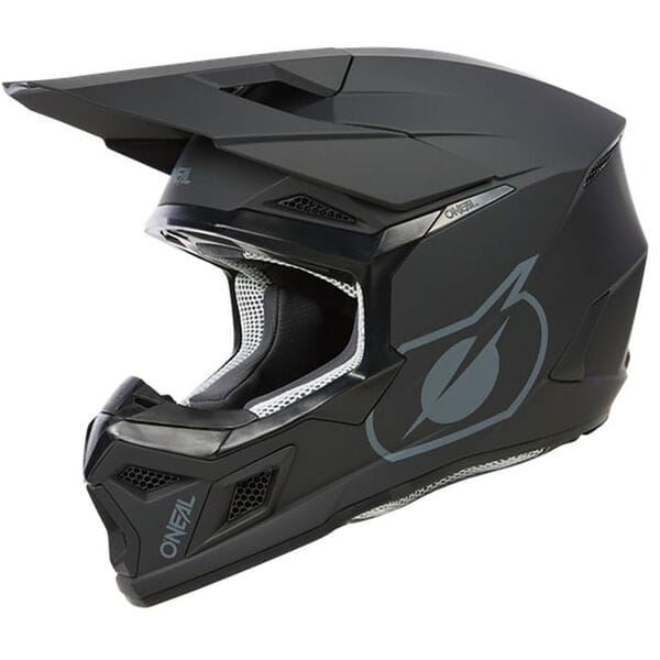 O'Neal 2024 Motocross Helmet 3SRS Solid V.24 Black