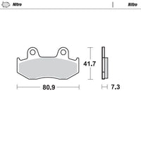 Moto-Master Nitro Sintered Brake Pads