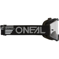 O'Neal 2025 Motocross Goggles B-10 Solid Black Clear