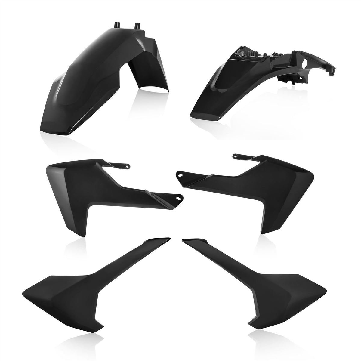 Acerbis Radiator Rad Scoops Metallic Grey For Husqvarna TE 300I 2020-2023