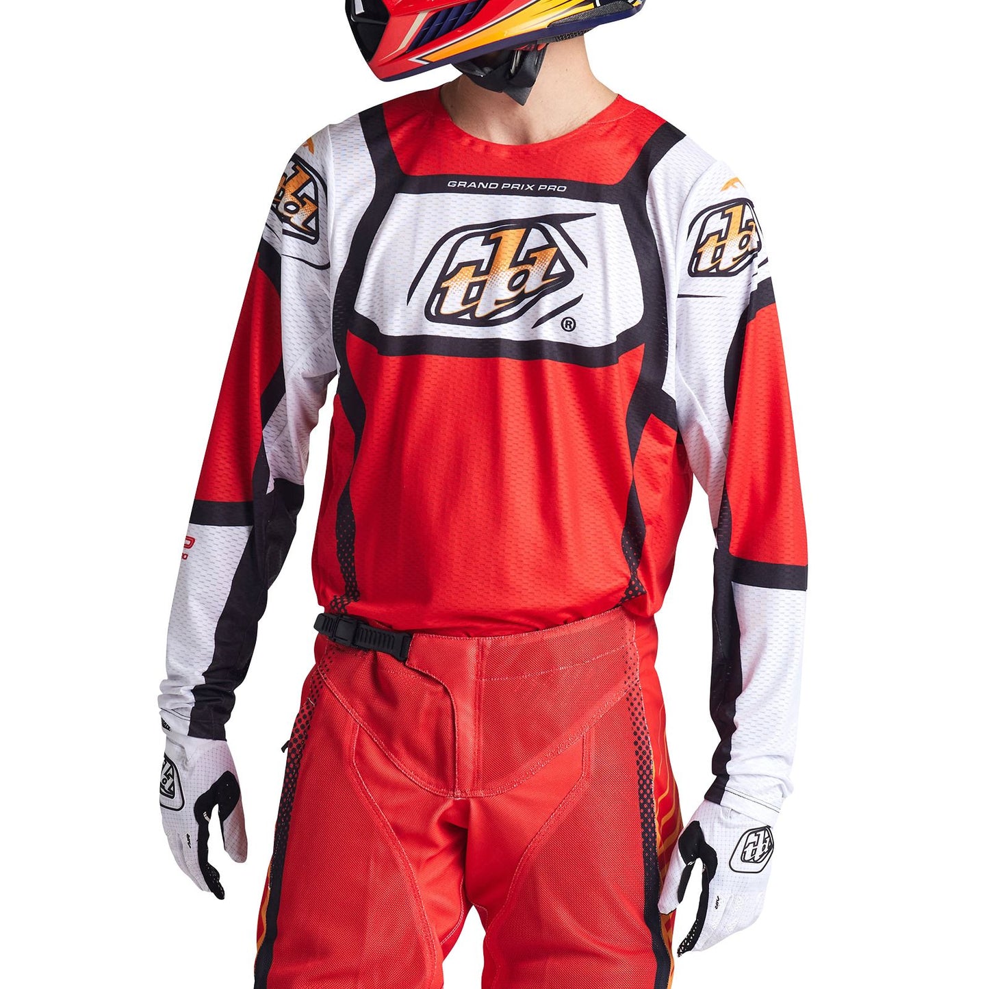 Troy Lee Designs 2025 Motocross Combo Kit GP Pro Air Bands Phantom Red White