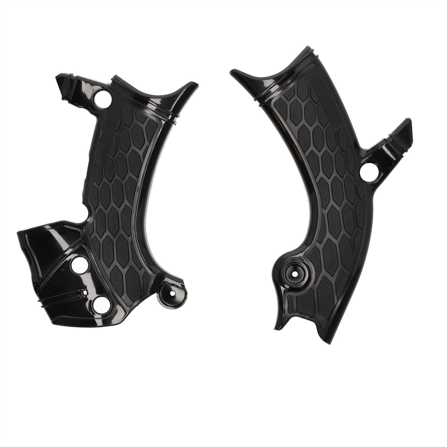 Acerbis X-Grip Frame Protector Guards Black For Yamaha YZ 250 FX 2025
