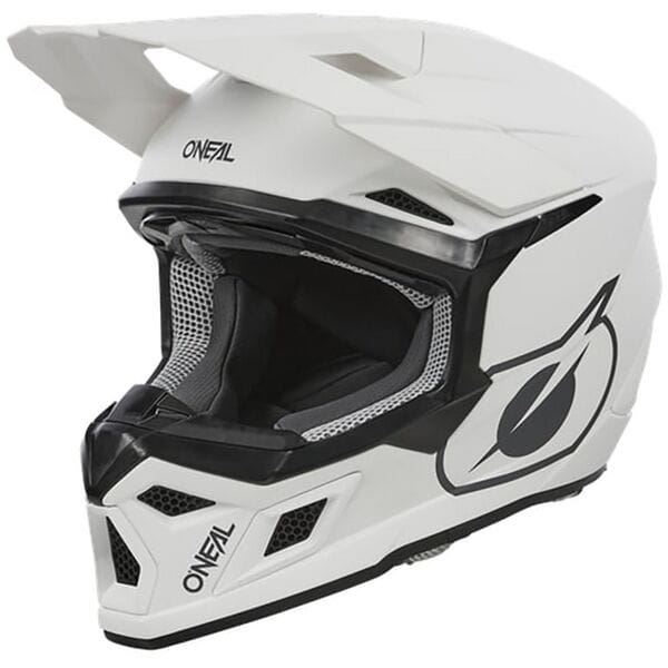 O'Neal 2024 Motocross Helmet 3SRS Solid V.24 White