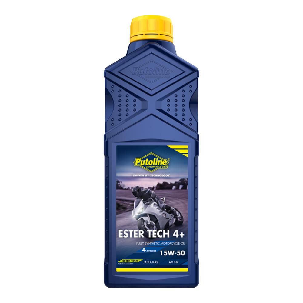 Putoline Ester Tech Syntec 4+ 15w50 4T Fully Synthetic Motorcycle Oil 1 Litre