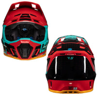 Leatt 2025 Motocross Helmet V25 7.5 Red With 4.5 Goggles