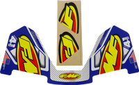 FMF 20 Original Logo Sticker Decal Kit Blue For FMF 4.1 Rear Exhausts