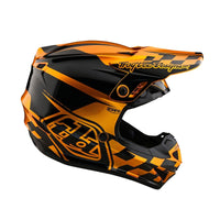 Troy Lee Designs 2025 Motocross Helmet GP Check Up Gold Black