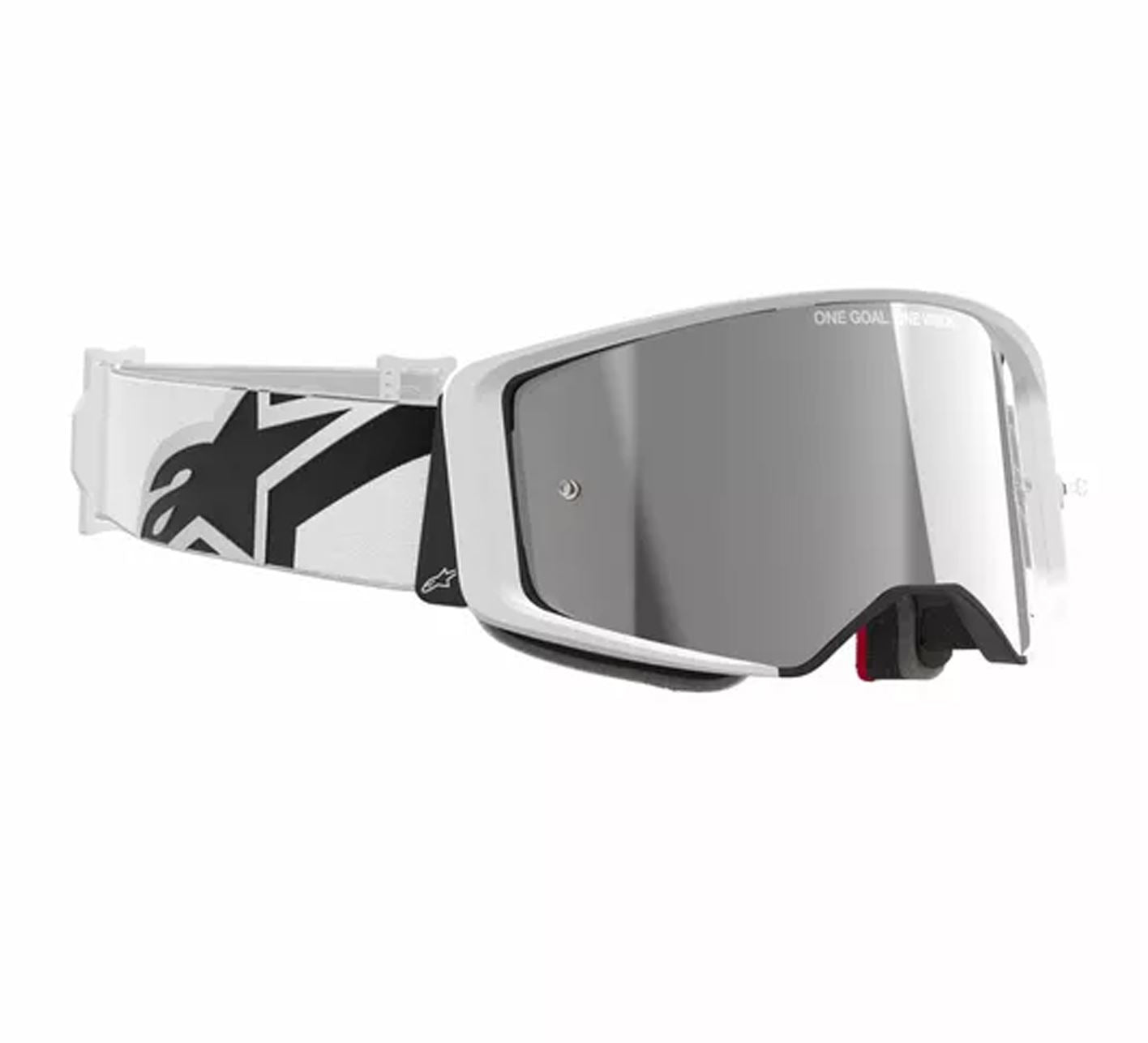 Alpinestars 2025 Goggles Supertech Corp Absolute Vision White Mirror Silver