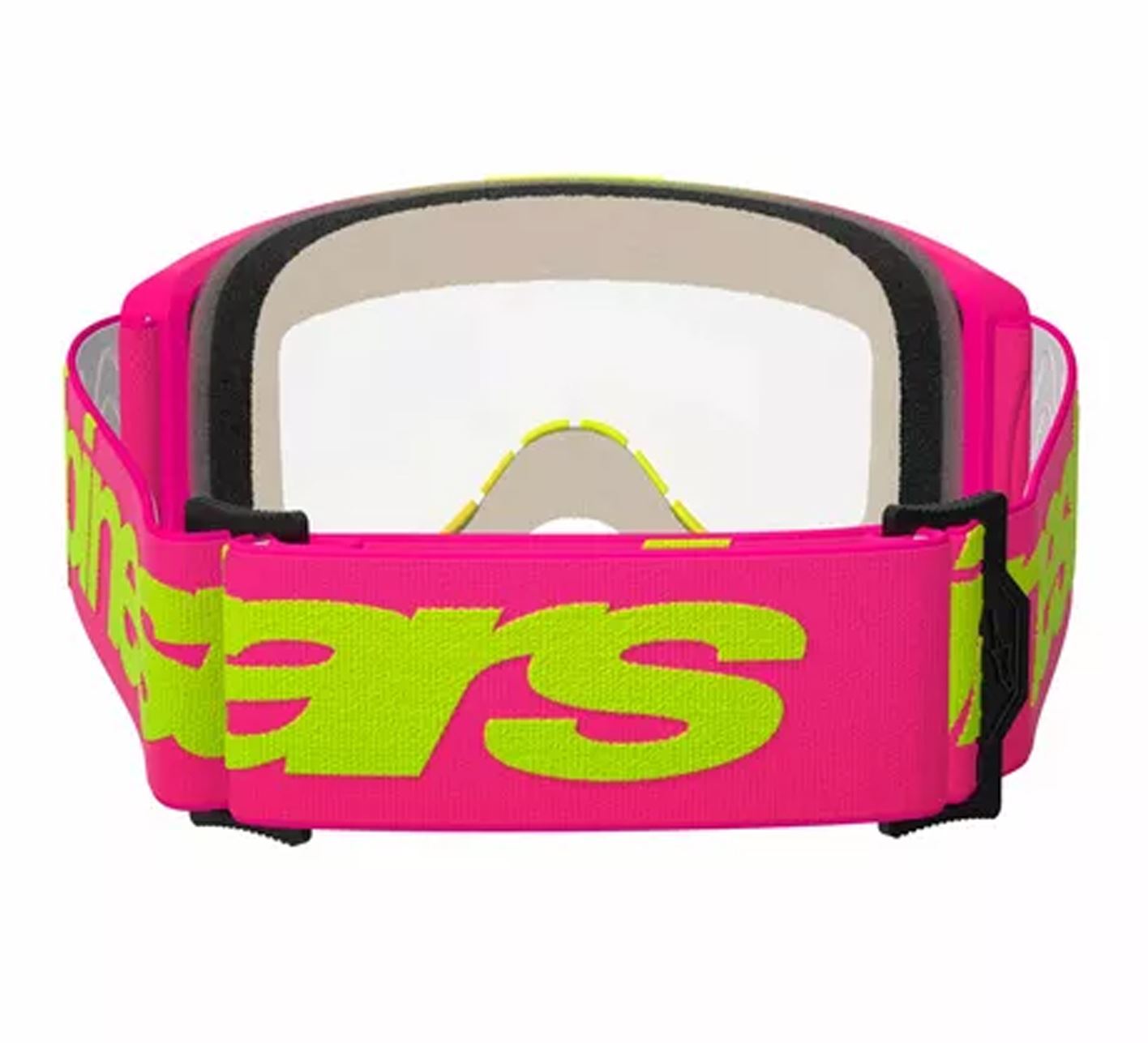 Alpinestars 2025 Goggles Vision 5 Wordmark Pink Yellow Clear