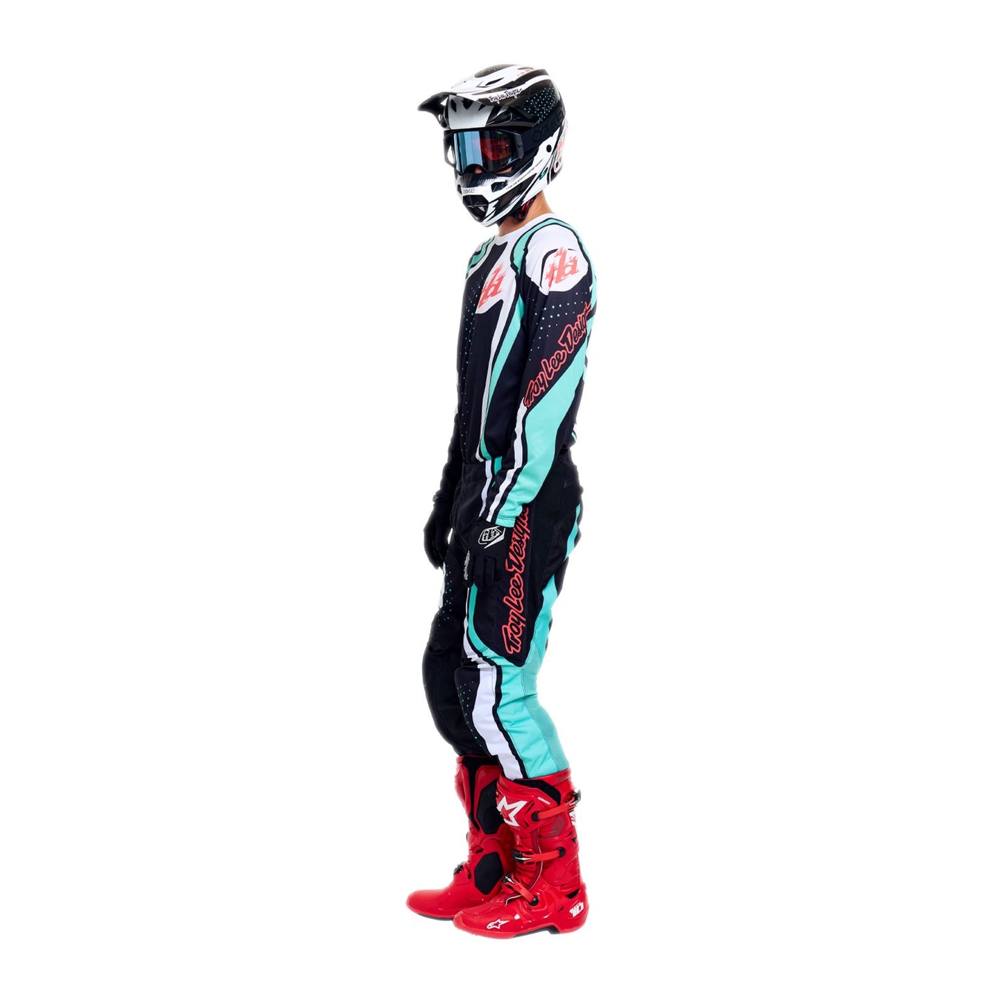 Troy Lee Designs Spring 2026 GP Pro Roller MX Combo Kit Black Teal