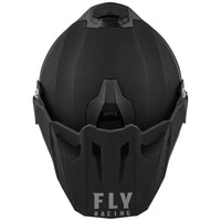 Fly Racing 2025 Trekker Solid Motocross Helmet Matte Black