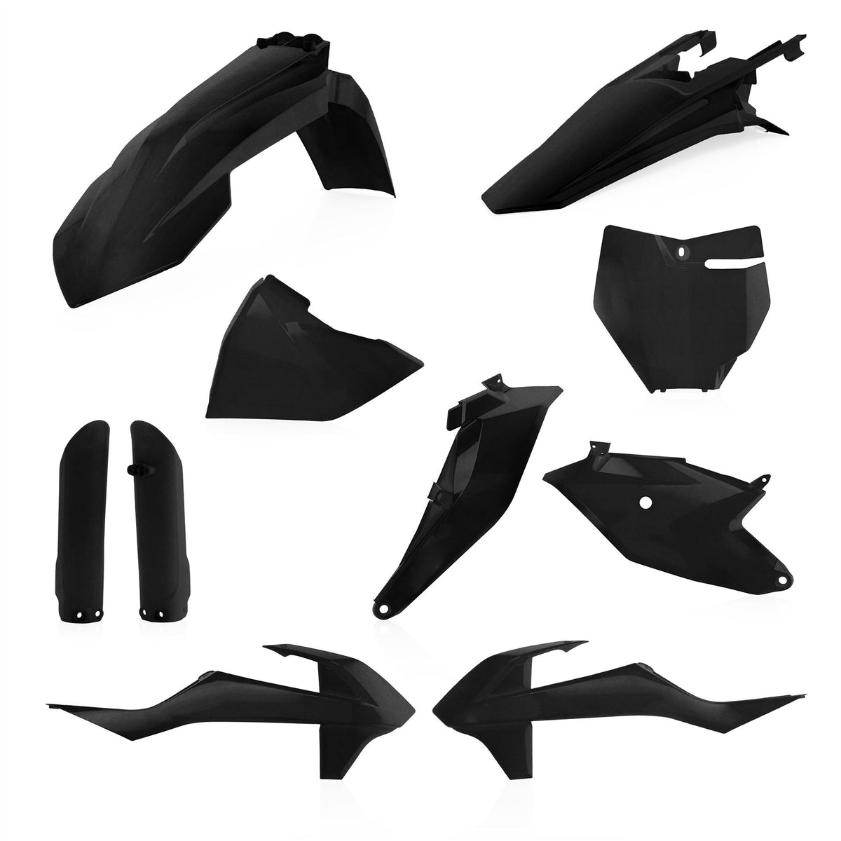 Acerbis Full Plastic Kit Metallic Black 0022933.092