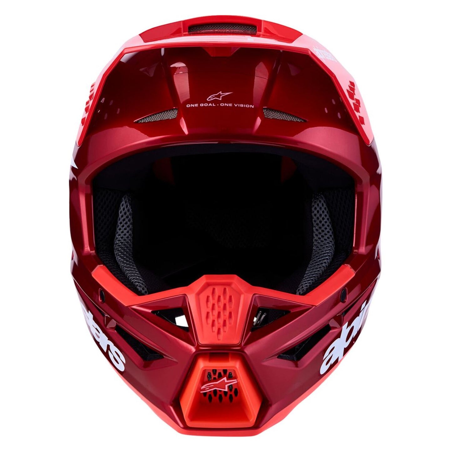 Alpinestars 2027 S-M3 Radium MX Helmet Red White Blue Yellow Flou