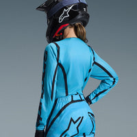 Alpinestars 2026 Womens Stella Fluid Apex Motocross Jersey Tropical Black