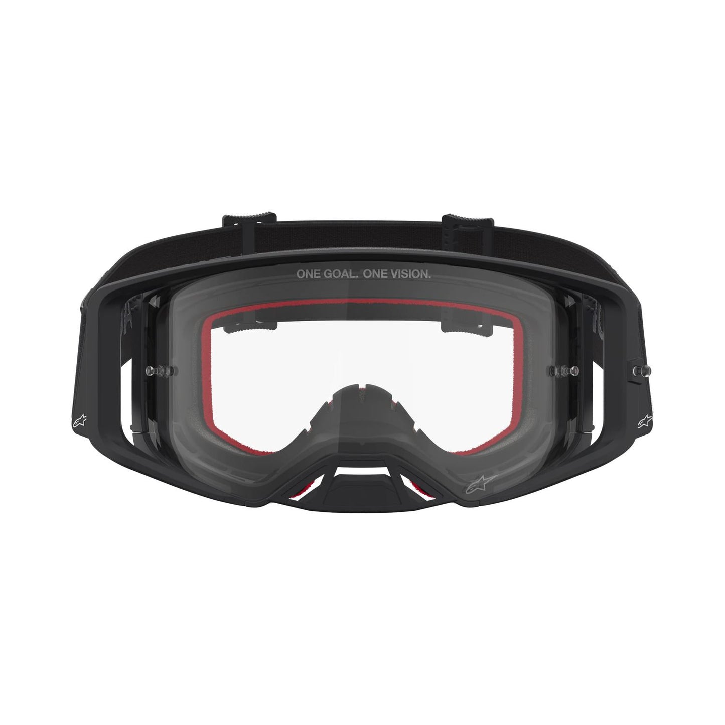Alpinestars 2027 Supertech Vesta MX Goggles Black Matte Silver Matte