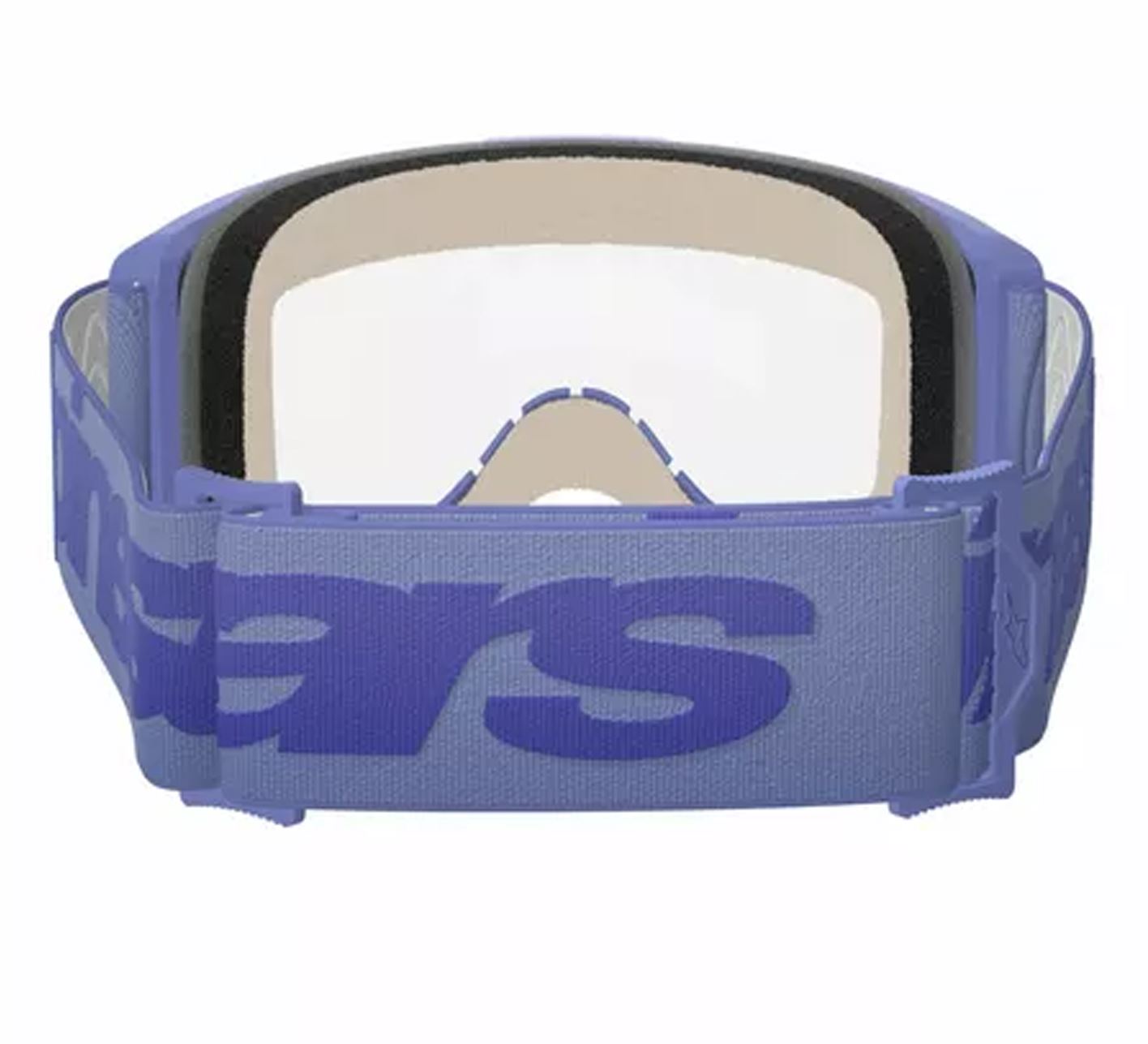 Alpinestars 2025 Goggles Vision 5 Wordmark Purple Clear