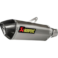 Akrapovic Titanium Line Slip On Silencer For Kawasaki EX 400 Ninja 2018-2022