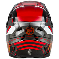 Fly Racing 2025 Youth Kinetic Scorched Motocross Helmet Red Black White Youth