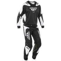 Fly Racing 2025 Kinetic Sym Motocross Pants Black White