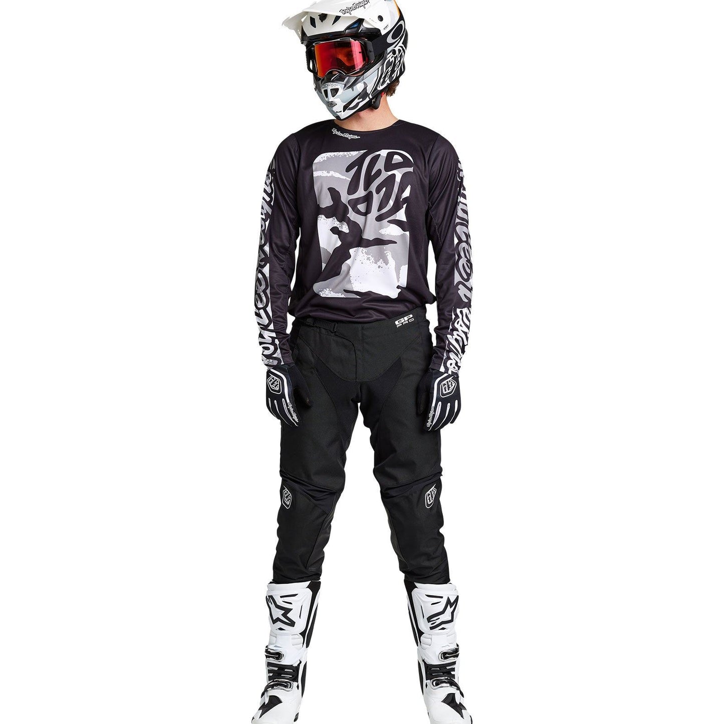 Troy Lee Designs 2025 GP Pro Boxed In Black White Jersey