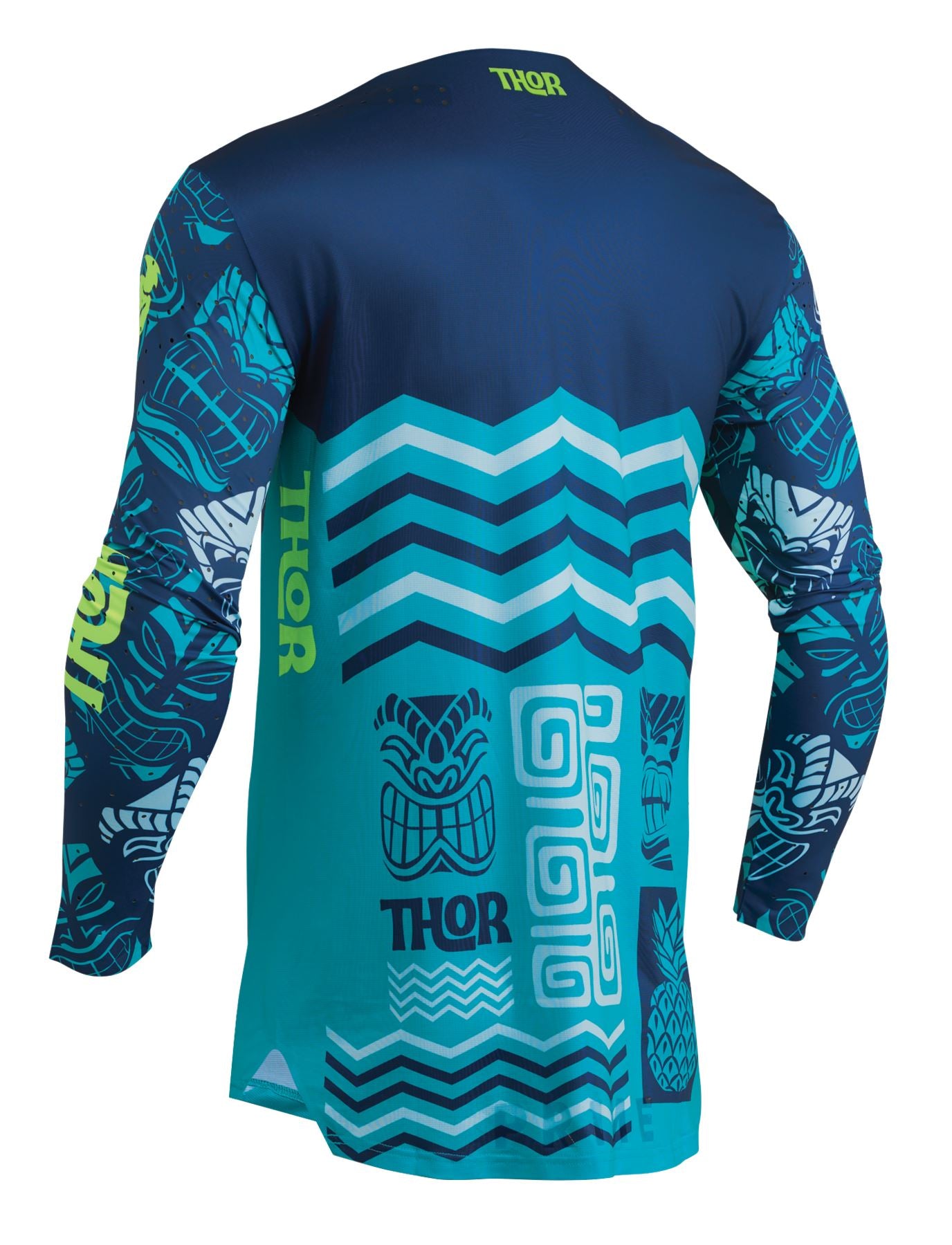 Thor 2025 Motocross Combo Kit Prime Aloha Navy Aqua