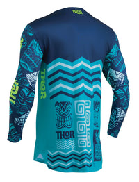 Thor 2025 Motocross Combo Kit Prime Aloha Navy Aqua