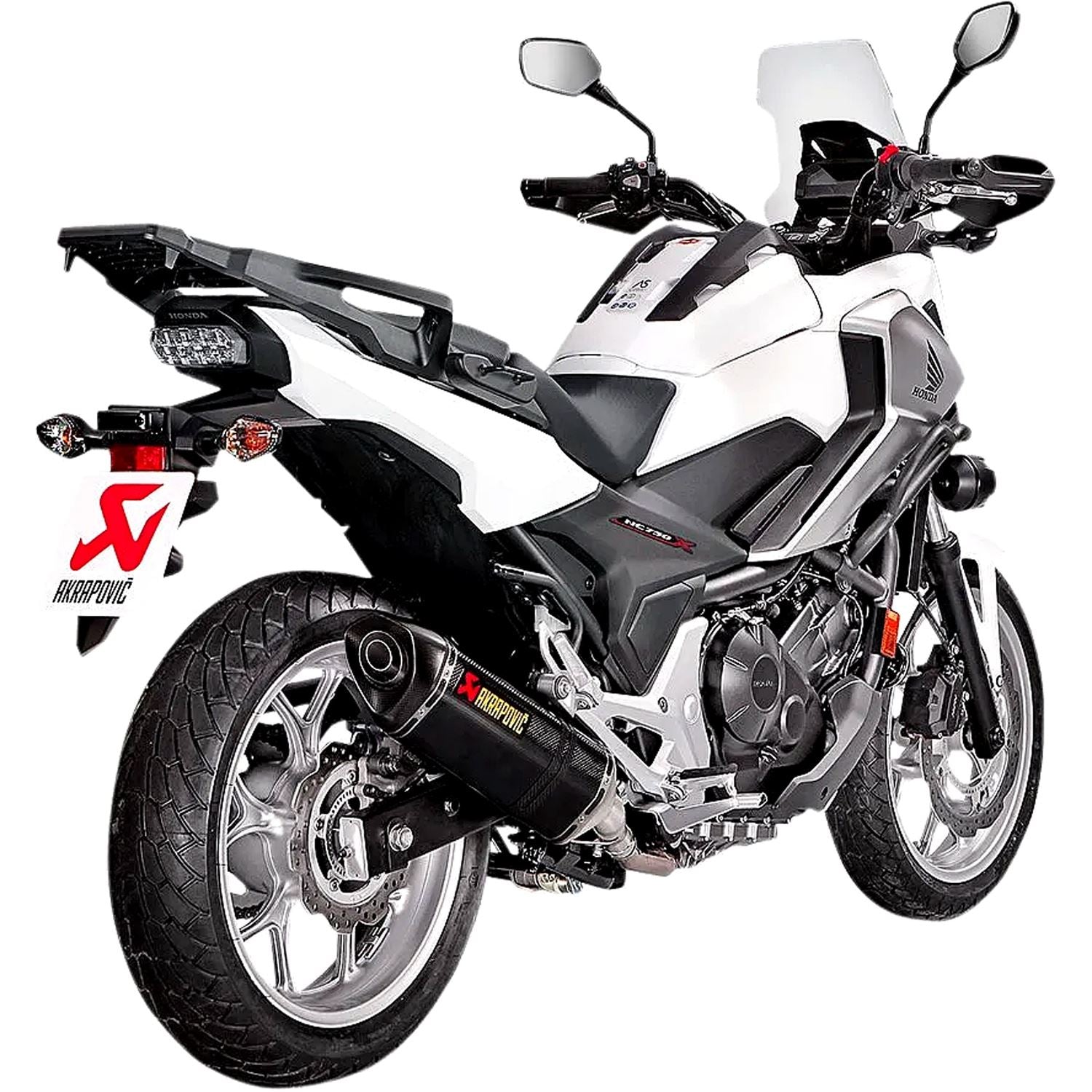 Akrapovic Carbon Fiber Line Slip On Silencer For Honda NC 750 S ABS 2014-2020