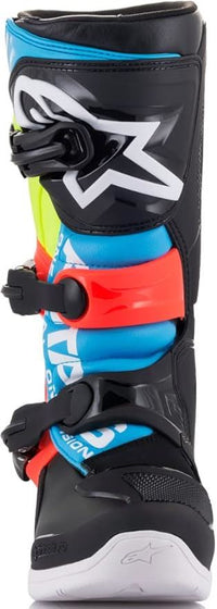 Alpinestars Tech 3s Youth Motocross Boots Black Yellow Fluo Red Fluo CLEARANCE