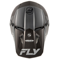 Fly Racing 2025 Kinetic Rally Motocross Helmet Matte Grey Black White