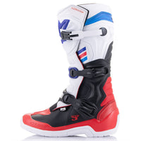 Alpinestars 2026 Tech 3 Motocross Boots White Bright Red Dark Blue