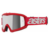 Alpinestars 2025 Goggles Youth Vision Blaze Red Mirror Silver
