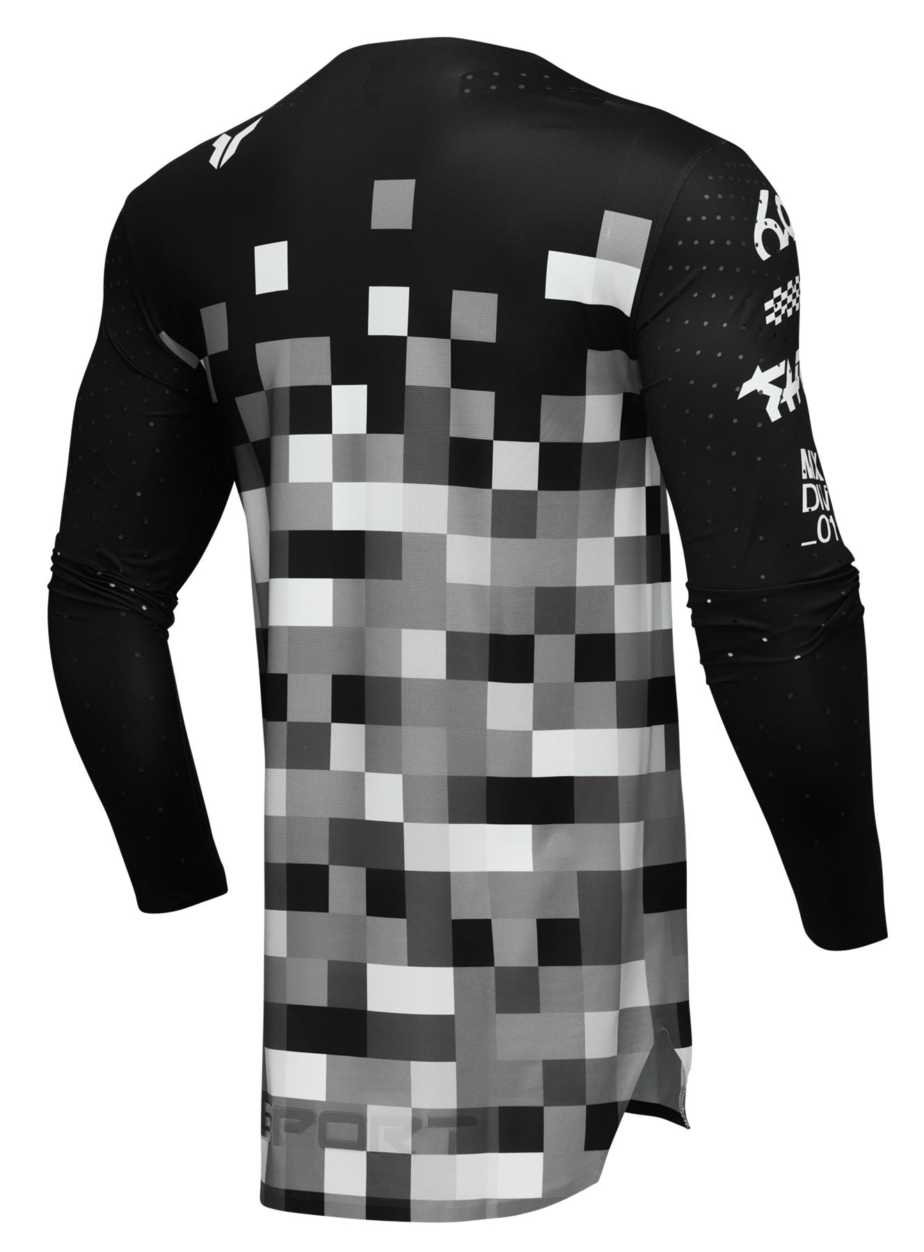 Thor 2025 Motocross Jersey Sportmode Riot Black Red