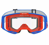 Alpinestars 2025 Goggles Vision 8 Wordmark Blue Orange Clear