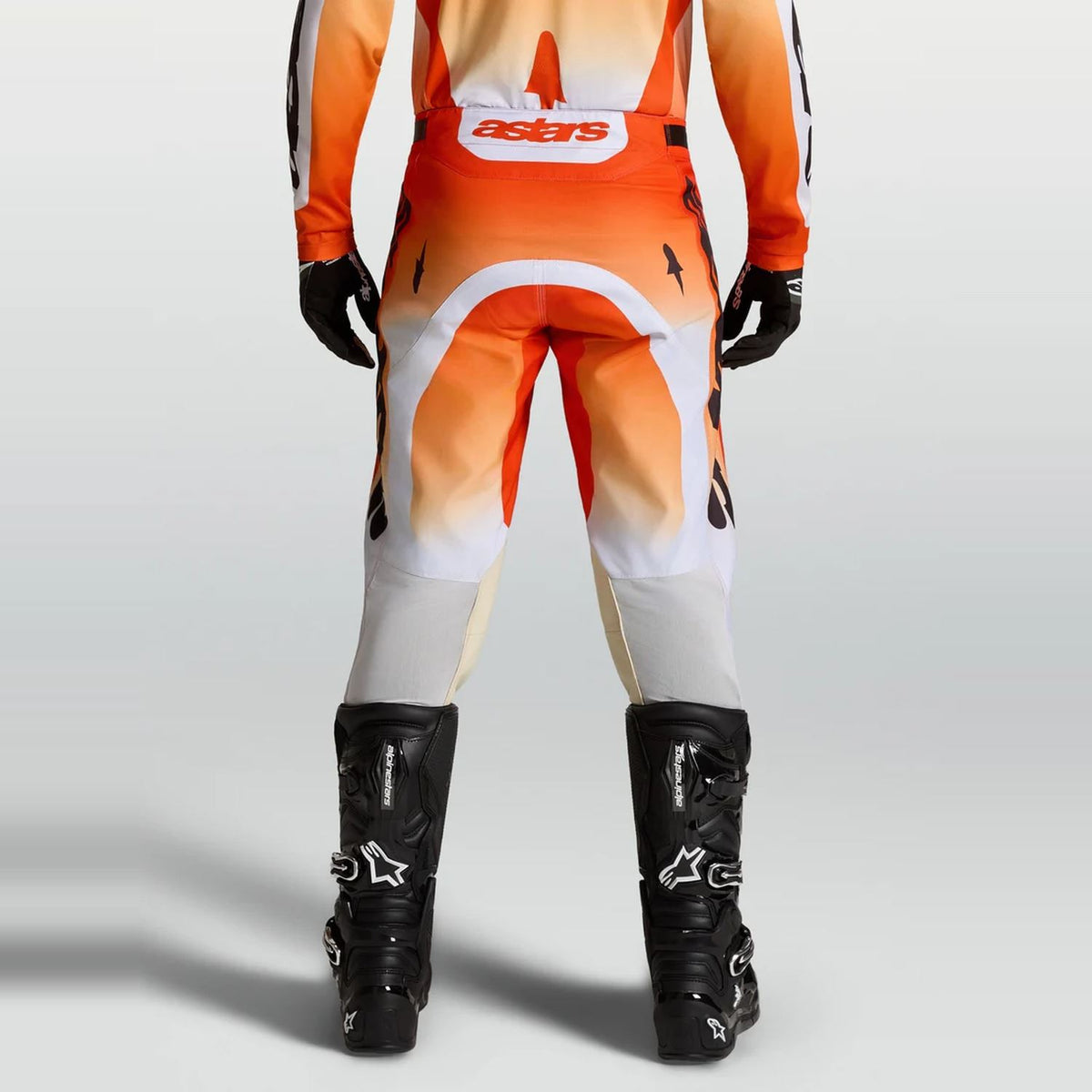 Alpinestars 2027 Racer Amber MX Pants Cardinal Red Light Lilac Black