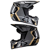 Leatt 2025 Composite Motocross Helmet V25 8.5 Black With 5.5 Goggles