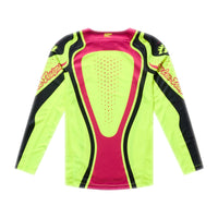 Troy Lee Designs Spring 2026 Youth GP Pro Roller MX Jersey Flo Yellow Fuchsia